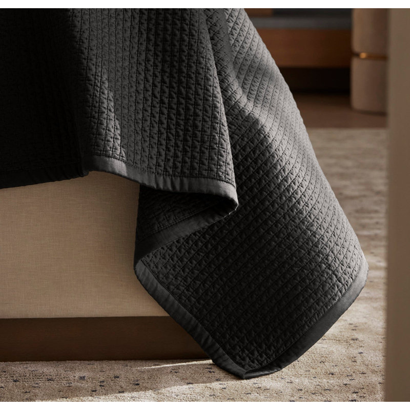 Signature Textured Stitch Quilt, King/Cal. King Quilt, Night