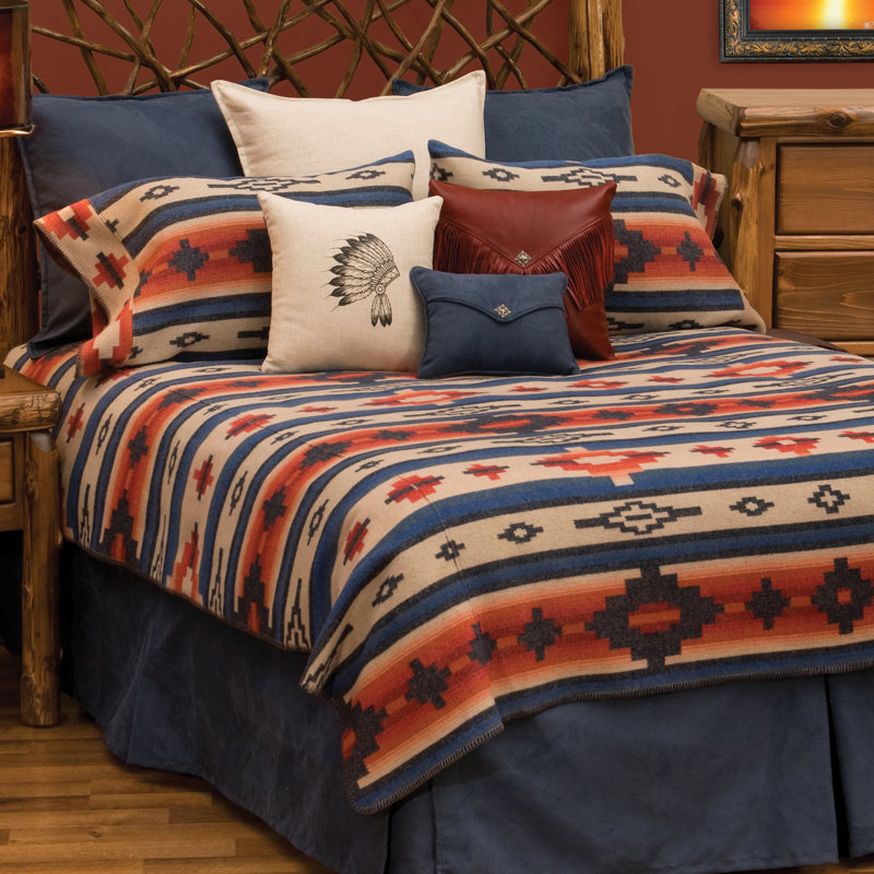 Wooded River Redrock Canyon Bedspread Super Queen, Super Queen Coverlet / Bedspread
