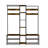 Industrial Corner Coat Rack Bench Shoe Storage Entryway Hall Tree With 10 Hooks