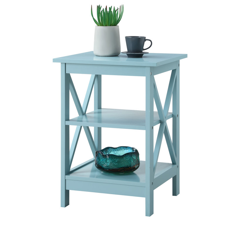 Ensemble de tables basses 3 pièces Darek, Écume de mer