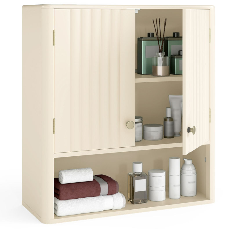 Wall Bathroom Cabinet, Beige