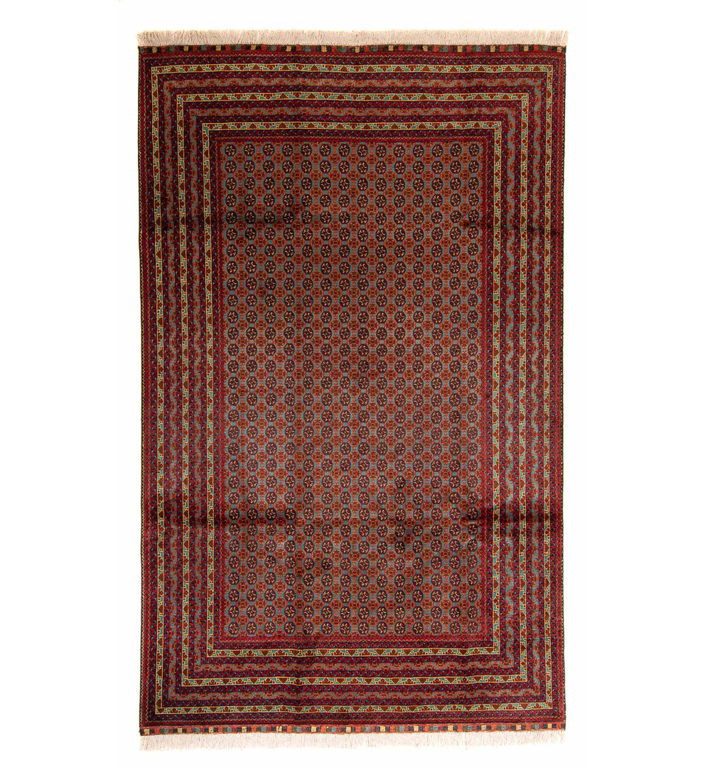 Handgeknüpfter Afghan Teppich - Buchara - 296 X 196 Cm - Mehrfarbig