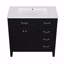 Armoire de salle de bain 36 po avec lavabo et tiroirs 36 po-890156008