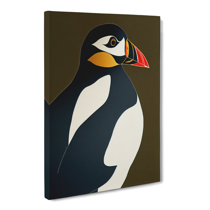 Sighild Puffin Vol.1 - Wrapped Canvas Print, 50cm H x 35cm W x 3cm D