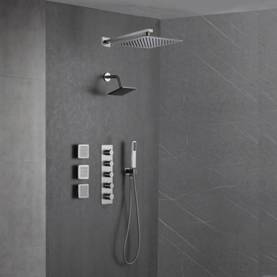 Thermostatic All-In-One Kit with Rough in-Valve