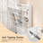 Aleysha Tall Bookshelf with Doors, Storage Bookcase, Free Standing Display Shelf-455812893-411569807