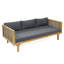Ensemble de conversation modulaire en rotin d'extérieur en osier pour conversation, résistant aux intempéries, pour le jardin, le patio et la terrasse-281962607