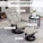 HOMCOM Recliner With Ottoman-508416648