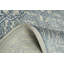 Luxueux tapis bleu à motifs classiques 5 x 8
