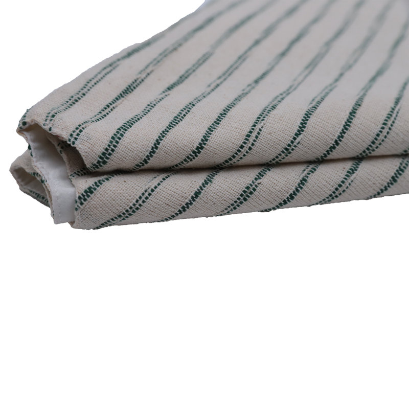 Vickerman 48" Green Stripe Cotton Christmas Tree Skirt