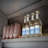 Forest Garden Bar Counter with Solid Wood Outer Material