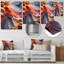 Tapisserie du désert Collage II - décoration murale désert en métal-101462033