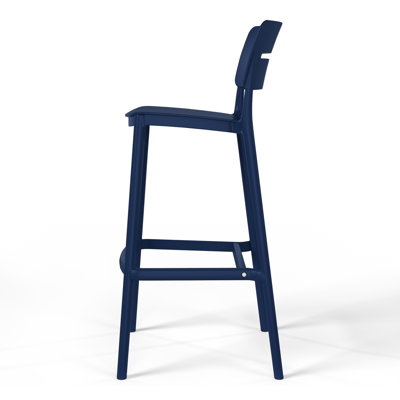Delron 39.75'' H Seat Height Outdoor Bar Stool