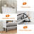 16 Pair Shoe Cabinet With 2 Flip Drawers, Wooden Shoe Organizer Cabinet With Adjustable Shelf, Shoe Storage For Entryway, Hidden Shoe Cabinet For Hallway-444053224