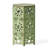 Iron Patio Side Table, Crackle - 14.45"d X 14.45"w 21.76"h, Cut Out Design, Lightweight Table With Style-546856902-546856955