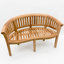 Gorlest Solid Wood Teak Outdoor Bench-37944098