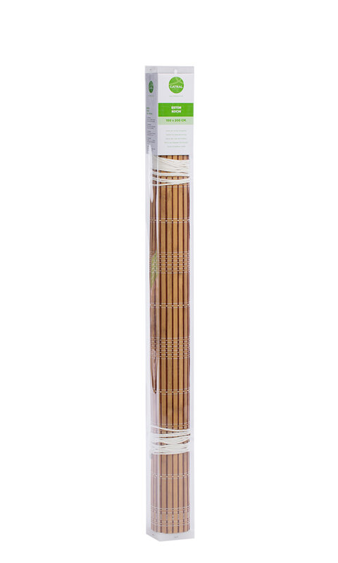 Semi Sheer Wood Roll-Up Blind, 1,20X2, Kochl
