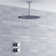 FS2961CM Chrome Ultra Thin Thermostatic Ceiling Mount Shower Set