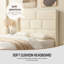 Braya Hydraulic Lift and Storage Upholstered Flat Bed with High Headboard-463642550-463642568