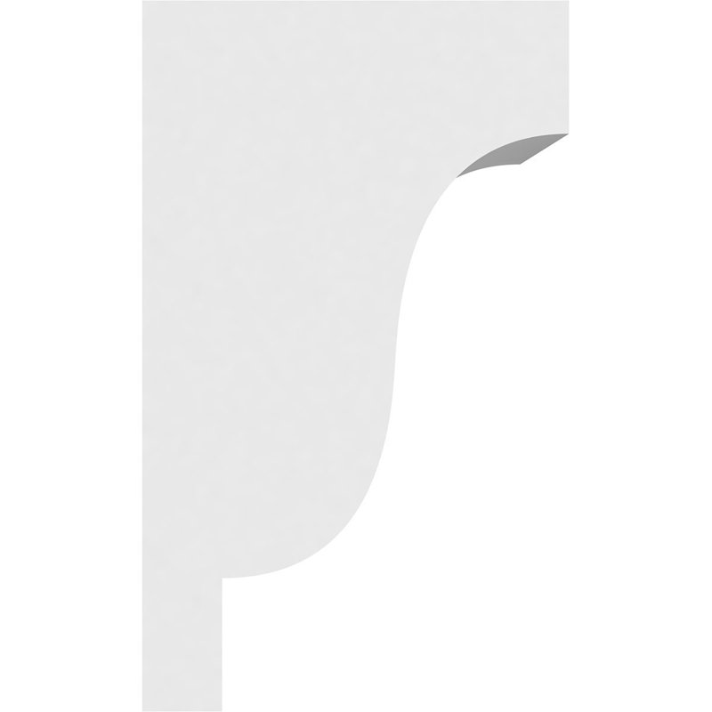 Corbeau en uréthane standard Newport Signature, brun clair apprêté, H 10 po x l 7 po x P 6 po