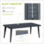 Ensemble de meubles de patio 4 pièces, ensemble de conversation en aluminium, ensemble de canapé de jardin extérieur avec fauteuils, causeuse, table basse centrale et coussins-118043774