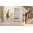 Cloninger Metal Corner Entryway Hallway Rack with Bench & 6 Hooks