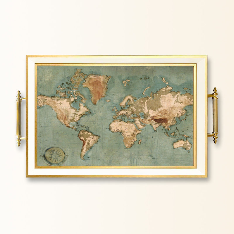 Elegant Glass Tray, 19.7 x 11.4 x 1.4 inches | 100% Durable Glass Construction | Easy to Clean with Damp Cloth | Ideal for Serving, Decorative Display, and Organizing | Stylish Addition to Home Décor