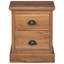 40cm W Solid Wood Bedside Table