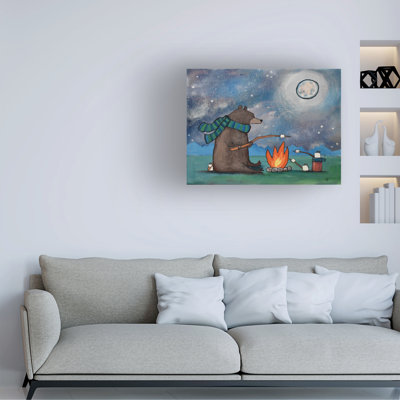 Bolog Andrea Doss  Campingbearmouse Canvas Art