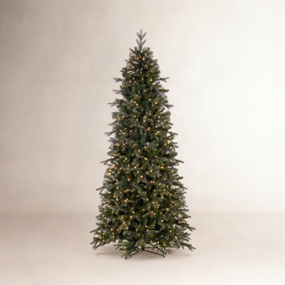 7.5' Lighted Artificial Pine Christmas Tree