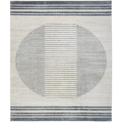 Haydel Machine Washable Geometric Area Rug