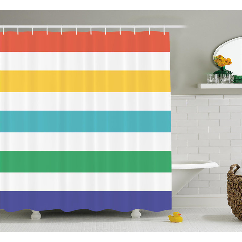  Rideau de douche Rainbow Kids, H 75 po x l 69 po