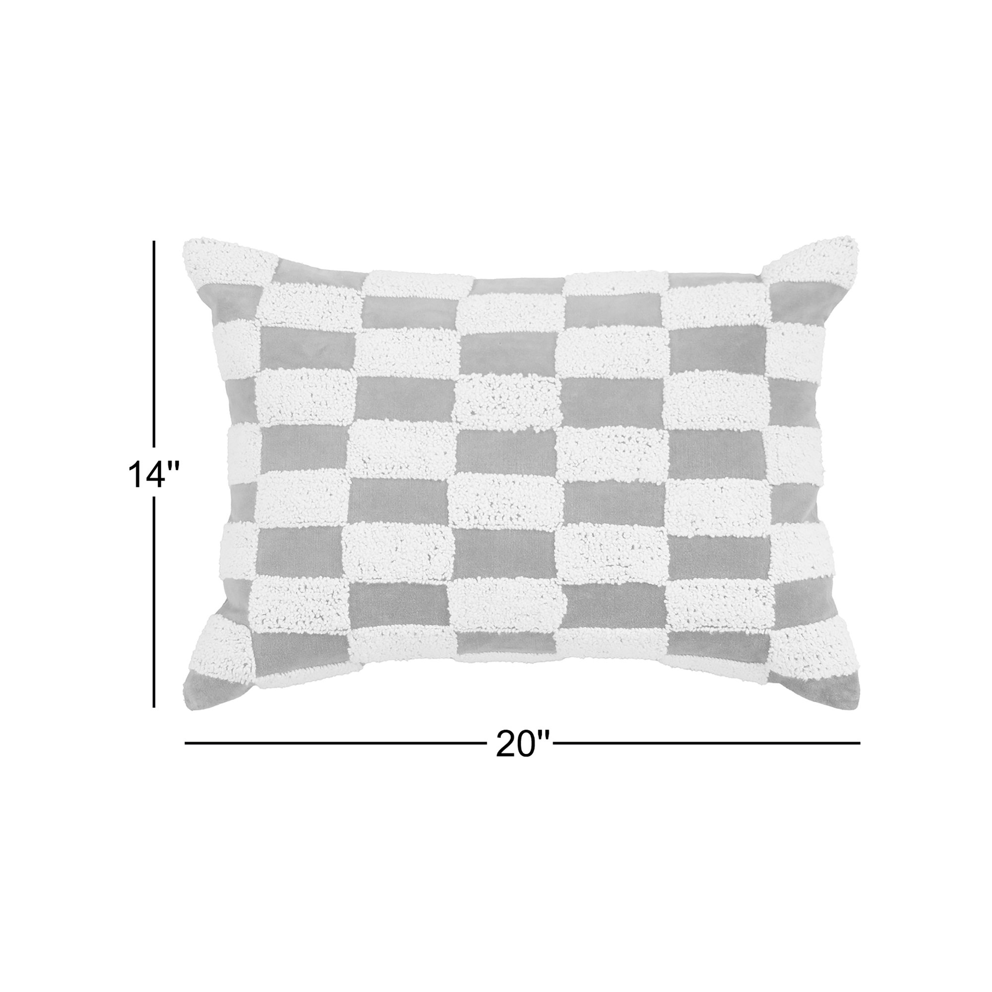 100% Cotton Throw Pillow, Brown/Natural, Down Blend