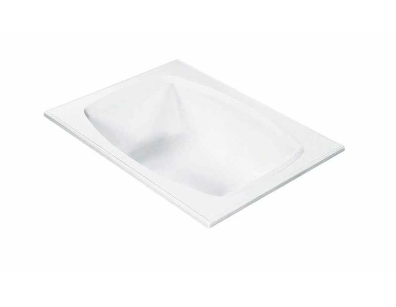 MTI Solutions 65.5" Freestanding Soaking Bathtub, White