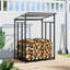 110 W x 70 D Metal Log Store