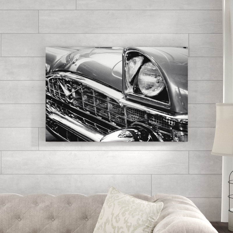 Grille frontale chromée-impression sur toile, H 24 po x l 36 po