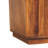 Solid Wood Curved Ribbed Byrine With Drawer