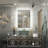 Adorna LED Backlit Frameless Lighted Bathroom Vanity Mirror Wall Mirror Dimmable Anti Fog-1006401376