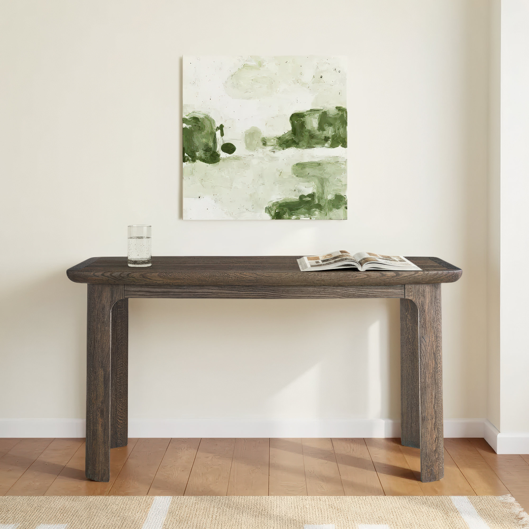 Modern Writing Desk, Brown