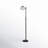 Rolinda 56'' Black LED Task Floor Lamp