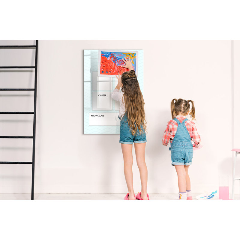 Magnetic Glass Photo Memo Board