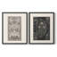 «Abstract Vintage», impression giclée encadrée - ensemble de 2-158017697-158017698