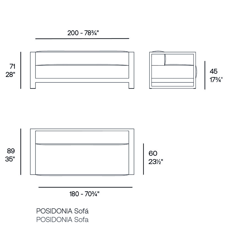 Canapé Posidonia