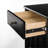23"H Traditional Solid Wood Nightstand with Fluted Glass Door, Drawer-Right-102430248-102430245