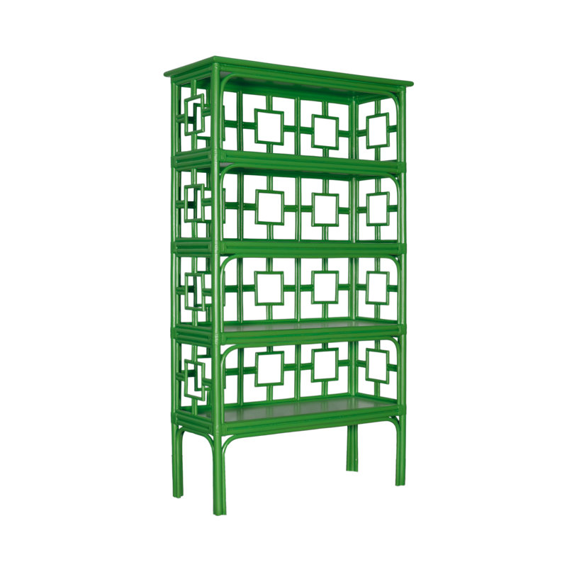 Bibliothèque Sobe H 70,5 "x l 41,5", Vert vif