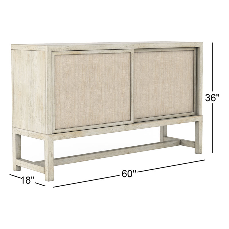 60'' W Solid Wood Credenza