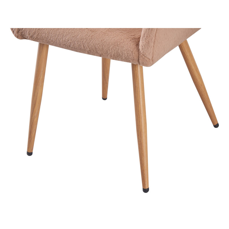 Chaise de salle à manger Outten, Rose corail