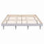 Base de lit plateforme flottante de conception moderne de couleur grise-1565646003-1565645992