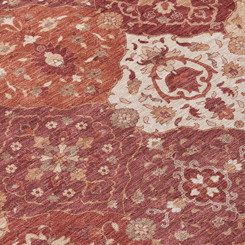 Machine Washable Indoor/Outdoor Matteson ACN2292 Panel Rug, Rectangle 10' x 14'