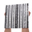 Microsaic Lines Storm Polished Marble Mosaic Tile-748157657